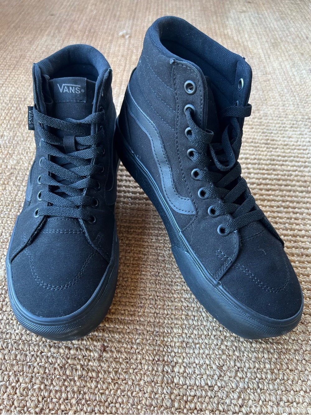 Vans Black High-Top Skate Sneakers